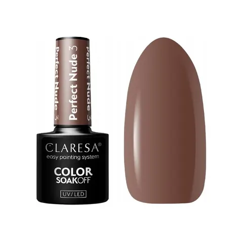 CLARESA Lakier hybrydowy NUDE 3, 5 g