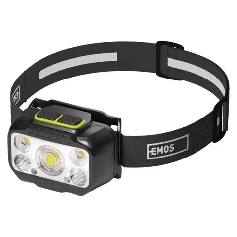 Latarka czołowa LED, 550 lm, Li-Pol 1000 mAh ładowalna / 3× AAA; P3546, EMOS