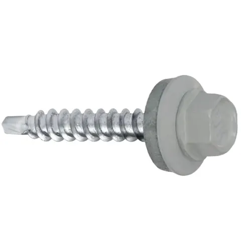 Wkręt samowiercący typu FARMER 4.8x035 RAL 9006 GTF2