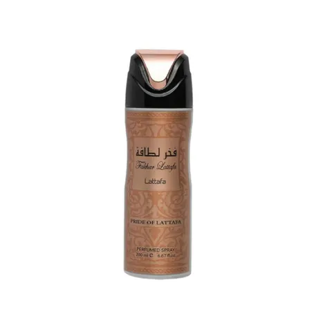 LATTAFA Arabski dezodorant perfumowany Damski FAKHAR ROSE, 200 ml