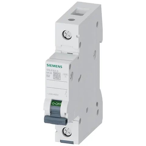 Wyłącznik nadprądowy 1P B2A 6kA 400V 1M; 5SL6106-6 SIEMENS