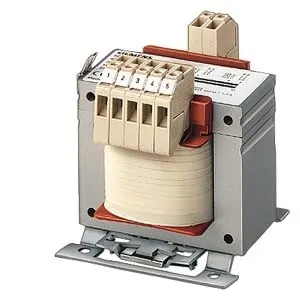 Transformator SITAS 4AM4042-4TN00-0EA0; fazy: 1; Pn/Pn(S6)(kVA): 0,25/0,85; Upri(V): 230+/-5%; Usec(V): 24; Isec(A): 10,4; F(Hz): 50 ... 60; grupa poł./uzwoj. ekran.: II0 /0; TA/klasa izol: 40 /B; IP00; przyłącze: śrubowe/z płaską wtyz SIEMENS
