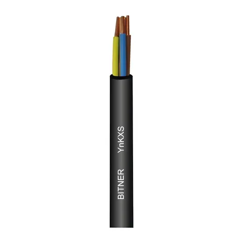 Kabel YnKXSżo; 5G16mm2; drut; Cu; PVC; czarny; 600V,1kV