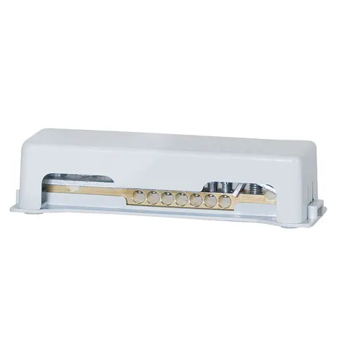 Szyna wyrównująca potencjał 7x25 mm2, 1x50mm2, płaskownik 30x4mm - mocowanie na stałe