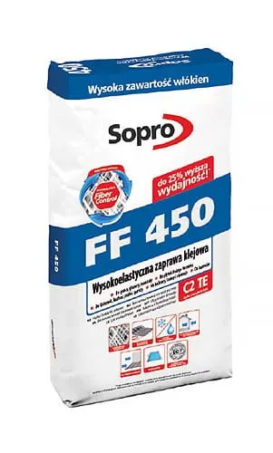 SOPRO FF 450 - elastyczna zaprawa klejowa 22,5 kg