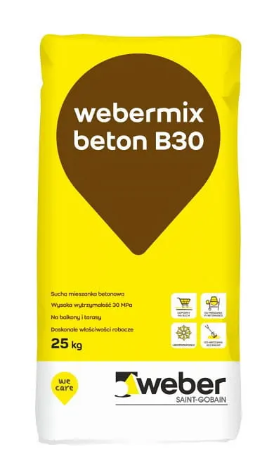Zaprawa BETON B30 WEBER 25 kg