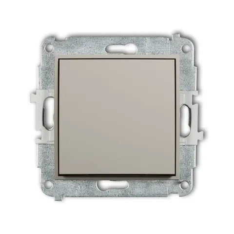 MINI Łącznik krzyżowy 10A 250V bez piktogramu, moduł, taupe; 60MWP-6.1 KARLIK