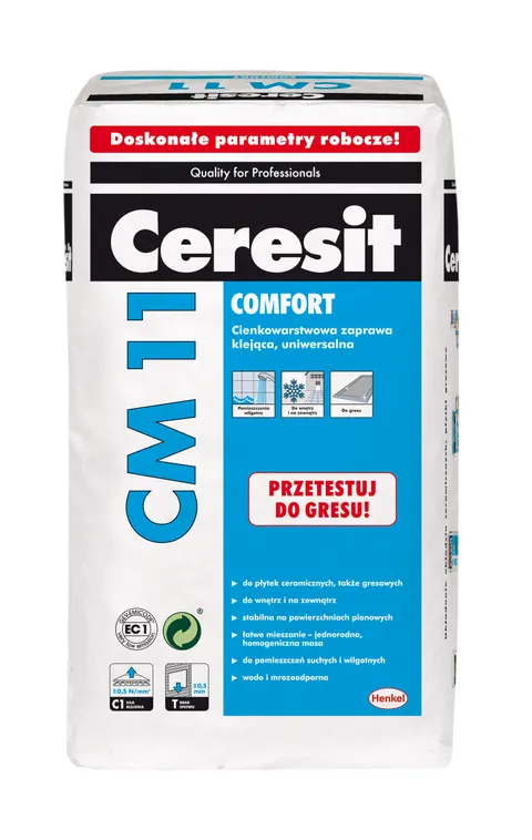 Zaprawa klejowa CERESIT CM-11 PLUS GRES 25 kg