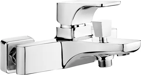 Bateria wannowa ścienna Hiacynt, chrom