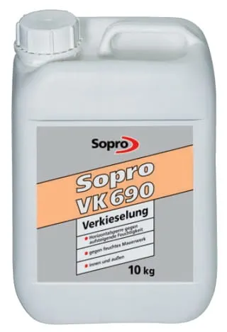 Silikatowy środek hydrofobizujący Sopro VK 690 10kg