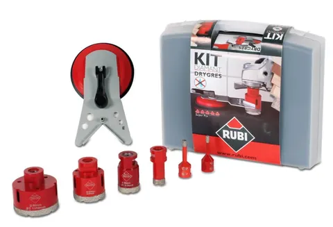 Zestaw koronek diamentowych Rubi Kit Diamant DryGres 6-68 mm 06969