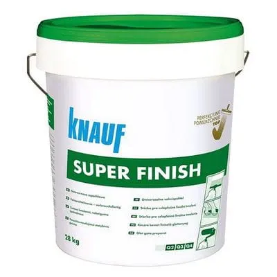 Gładź KNAUF SUPER FINISH 28 kg, gotowa masa szpachlowa