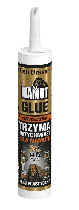 Klej montażowy MAMUT GLUE - DEN BRAVEN - Biały - 290ml
