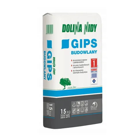 GIPS BUDOWLANY 15KG DOLINA NIDY