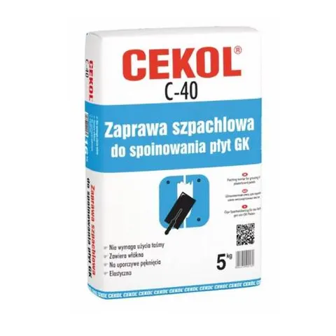 Zaprawa szpachlowa do GK C-40 Cekol 5 kg
