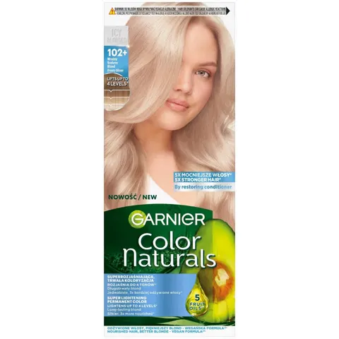 GARNIER COLOR NATURALS Farba do włosów 102 MROŹNY SREBRNY BLOND