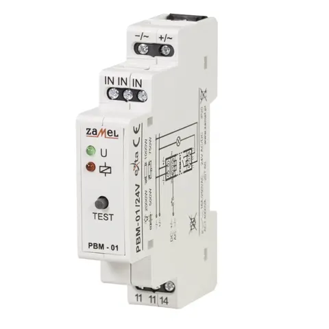 Przekaźnik impulsowy bistabilny 16A 1Z 24V AC/DC, PBM-01/24V; EXT10000062 ZAMEL