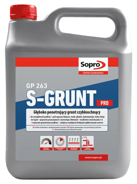 Grunt głęboko penetrujący GP 263 Sopro 4 kg