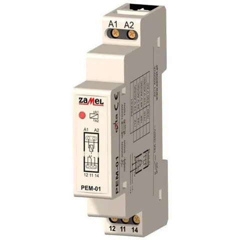 Przekaźnik elektromagnetyczny 24V AC/DC 16A, PEM-01/024; EXT10000091 ZAMEL