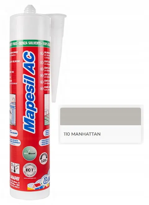 Silikon Mapei mapesil AC manhattan 110 310 ml