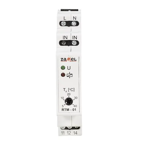 Regulator temperatury 5-40C bez sondy 230VAC, RTM-01; EXT10000114 ZAMEL