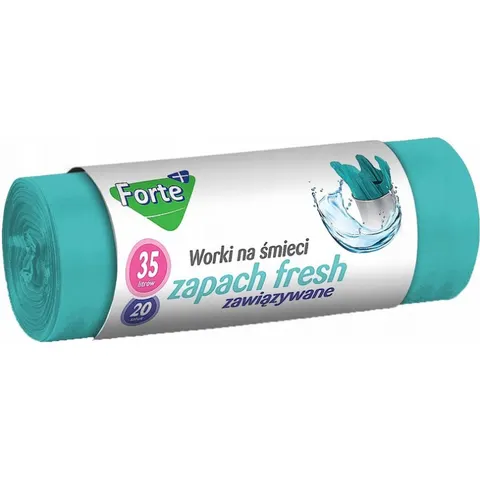 FORTE+ Worki na śmieci FRESH 35 l, 20 szt