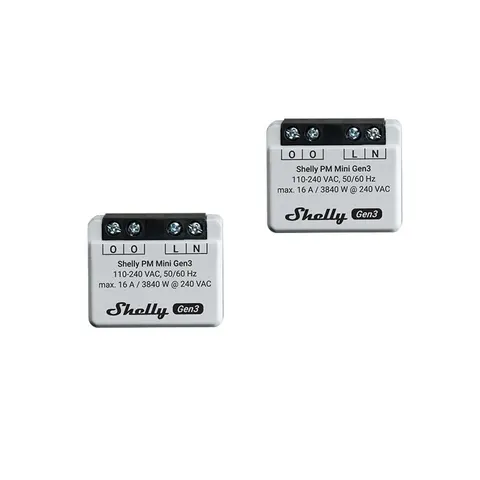 Shelly PM Mini Gen3 x2 – inteligentny sterownik Smart Home