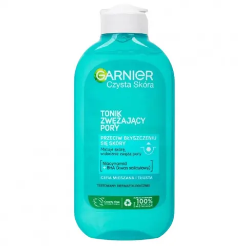 GARNIER SKIN NATURALS Tonik do twarzy MATUJĄCY, ZWĘŻAJĄCY PORY, 200 ml