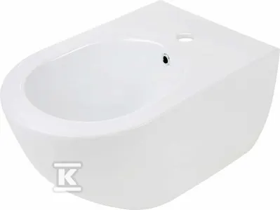 Bidet wiszący Peonia, biały &nbsp;CDE_6BPW