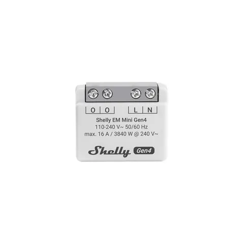 Shelly EM Mini Gen4 – licznik energii smart Wi-Fi