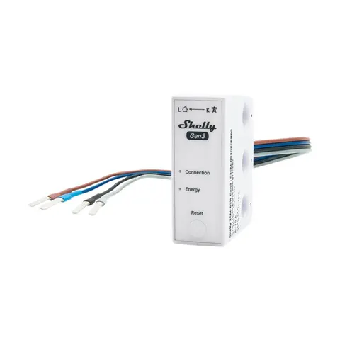 Shelly 3EM-63W Gen3 – licznik energii smart Wi-Fi