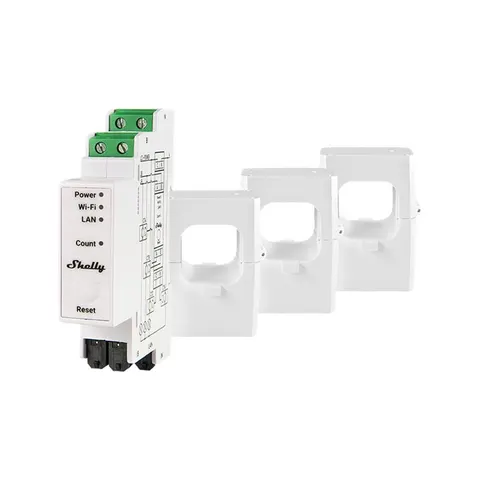 Shelly Pro 3EM 400A – licznik energii smart Wi-Fi