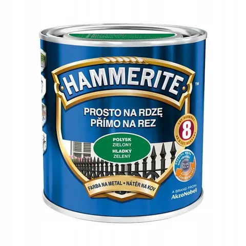HAMMERITE Prosto na Rdzę 0,25L Zielony Połysk
