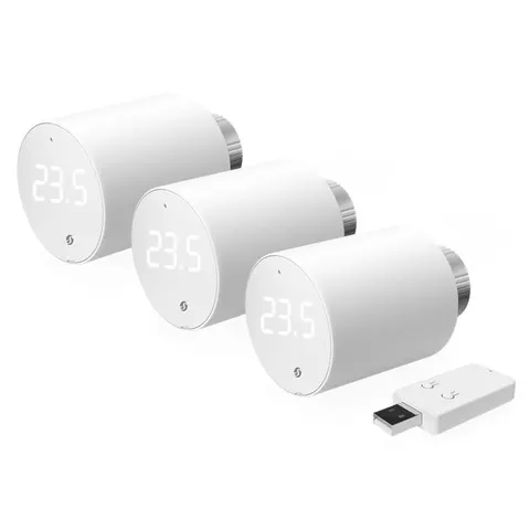 Shelly BLU TRV 3-pack3 x BLU TRV + 1 x BLU Gateway Gen3 – inteligentny czujnik Smart Home