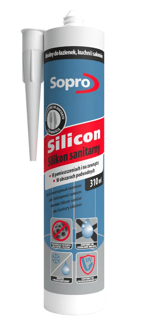 SOPRO Silikon sanitarny 310ml Bezbarwny 00