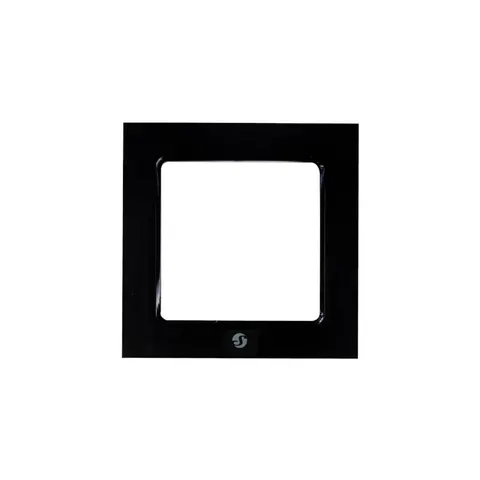 Shelly Wall frame 1 - black – inteligentny sterownik Smart Home czarny