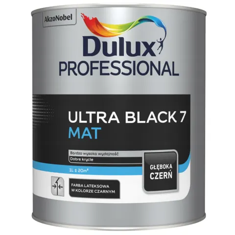 Dulux Professional ULTRA BLACK 7 MAT 1l