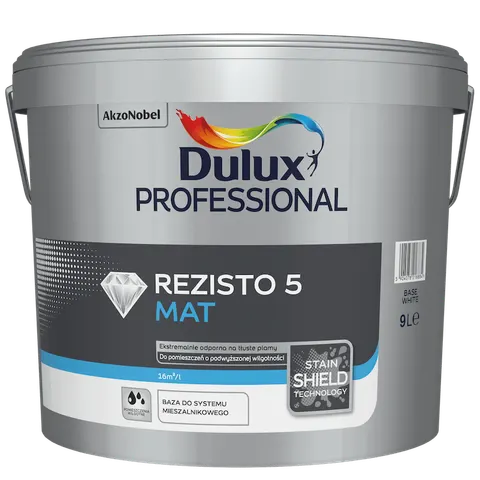 Dulux Professional REZISTO 5 MAT White 9l