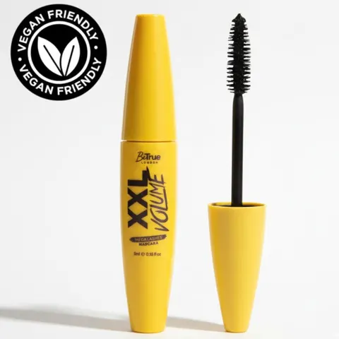 BE TRUE LONDON Tusz do rzęs wegański POGRUBIAJĄCY XXL BLACK, 5 ml