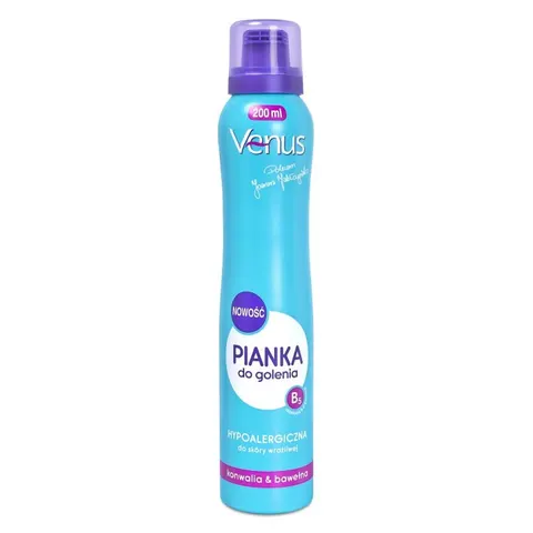 VENUS Pianka do golenia KONWALIA I BAWEŁNA, 200 ml