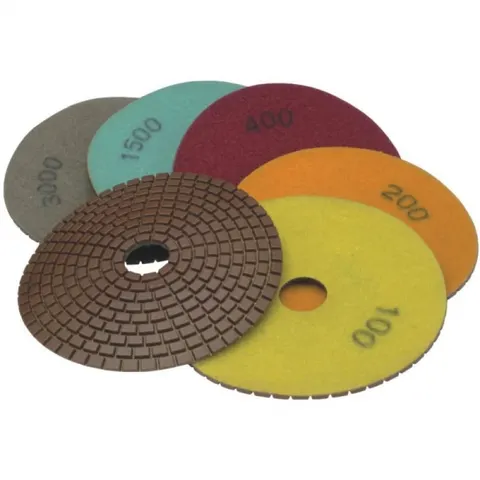 Diamentowy elastyczny dysk polerski 0400 125 mm DEDRA H12G0400