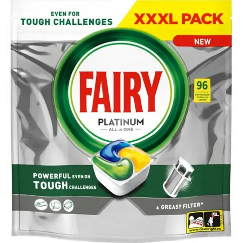 FAIRY Kapsułki do zmywarki PLATINUM ALL IN ONE, 96 szt