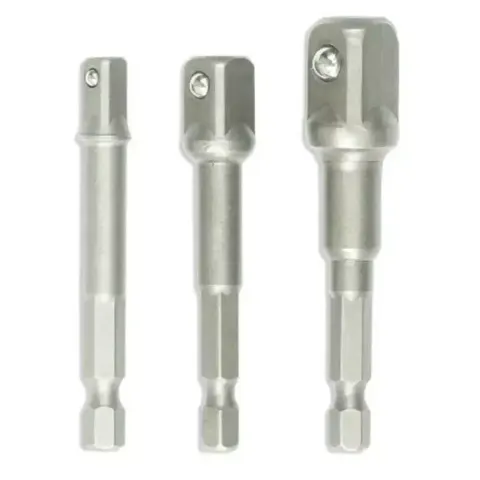 Zestaw adapterów do nasadek 1/2" 1/4” 3/8” Dedra