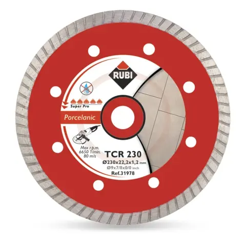 RUBI TCR 125 SUPERPRO Tarcza diamentowa do gresu