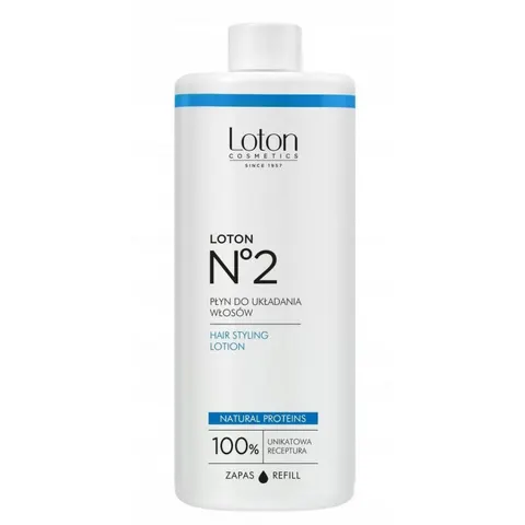LOTON 2 Lakier, płyn do układania włosów ZAPAS, 500 ml