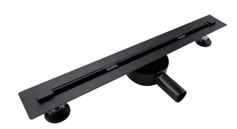 Odpływ liniowy Sea Horse Slim Black 120 cm