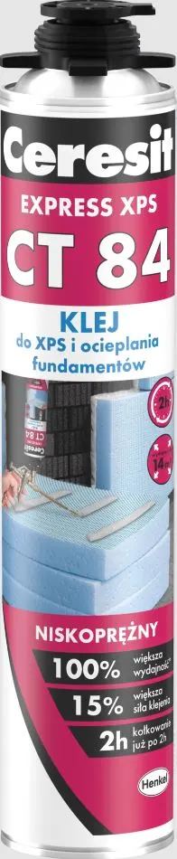 Poliuretanowy klej do styropianu Ceresit CT-84 850 ml