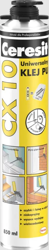 Ceresit CX 10, 850 ml, uniwersalny klej PU
