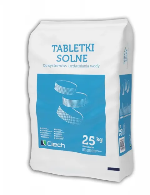 Tabletki solne Ciech do systemów uzdatniania wody 25KG