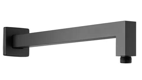 Ramię prysznicowe ścienne 350mm Palazzani Black Matt 9926E238